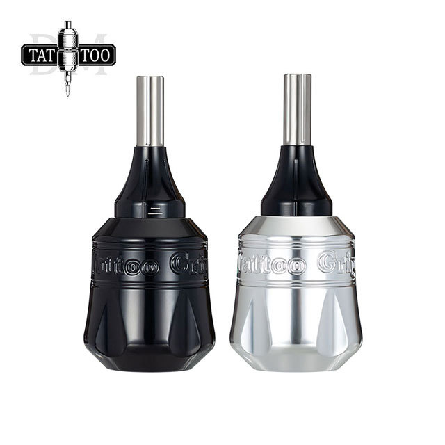 38MM Adjustable Tattoo Grips Professional CNC Carving Aluminum Alloy Cartridge Tattoo Tube For Cartridge Machine Needle