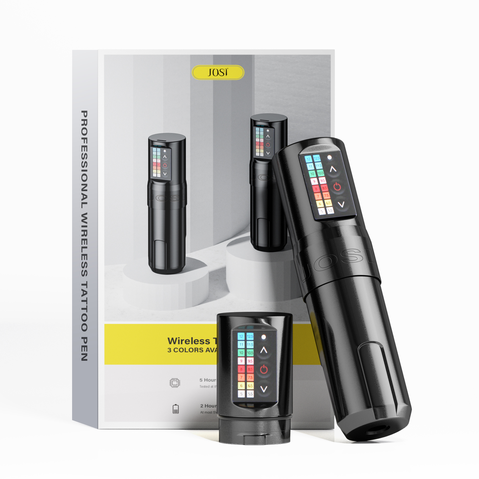 Professional Wireless Tattoo pen Aircraft aluminum alloy Strong Motor rotary tattoo machines