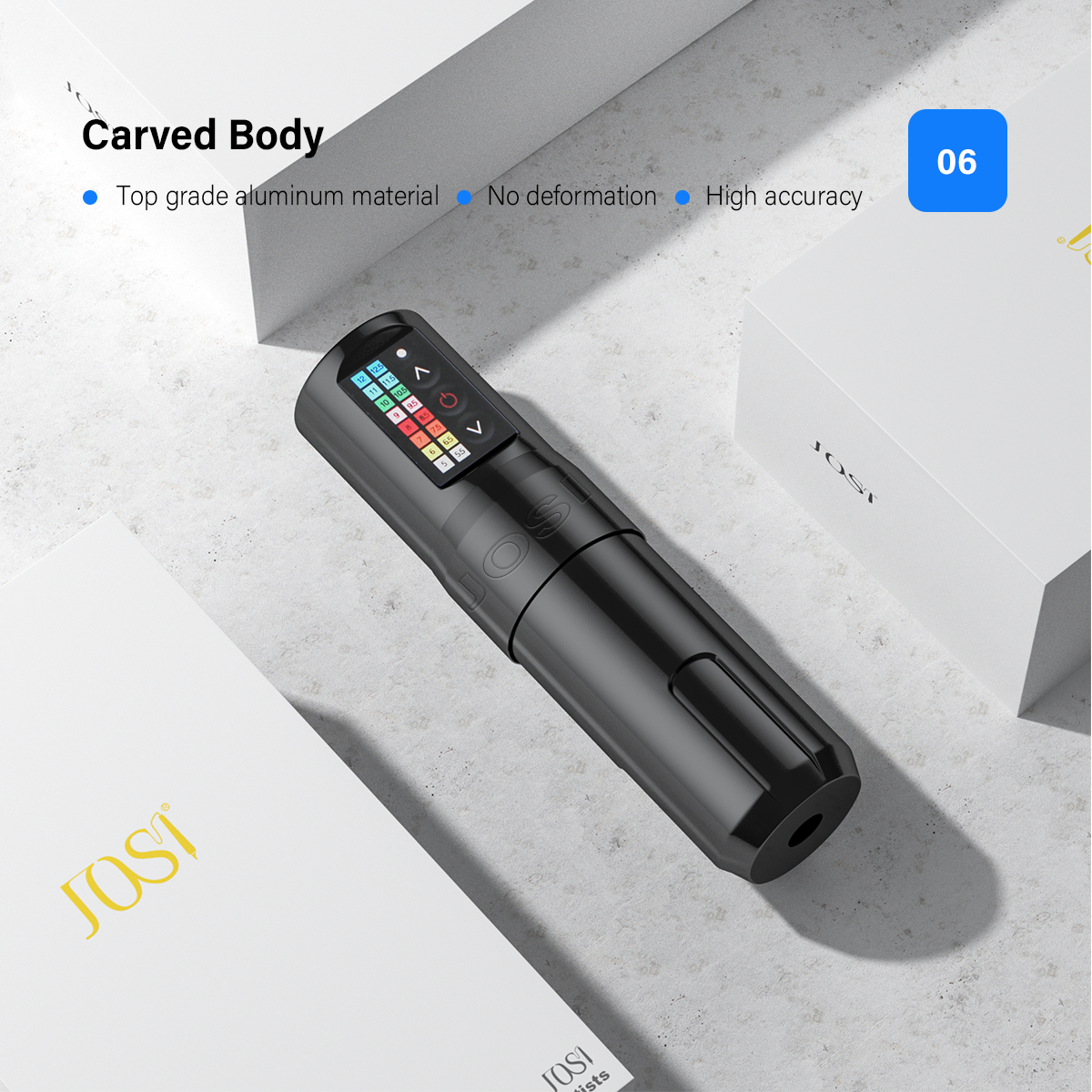 Professional Wireless Tattoo pen Aircraft aluminum alloy Strong Motor rotary tattoo machines
