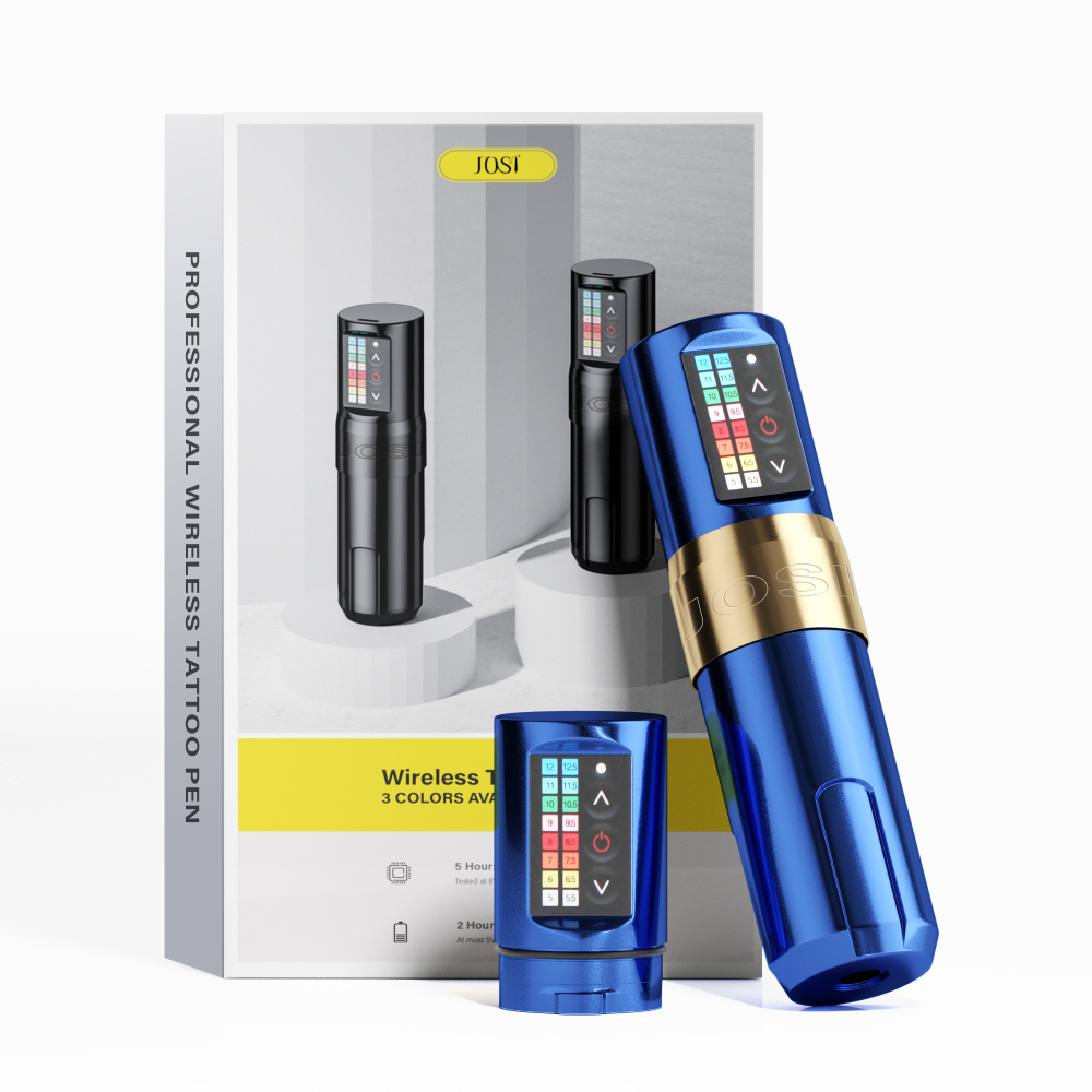 Professional motor strong tattoo machine Aluminum alloy wireless rotary tattoo pen