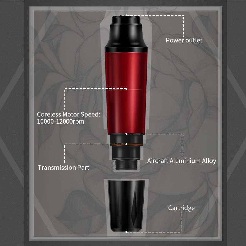 Hot sale  Iron Core Motor profession rotary tattoo pen machine