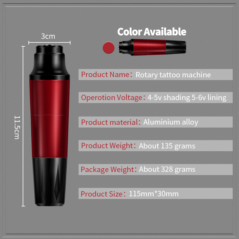 Hot sale  Iron Core Motor profession rotary tattoo pen machine