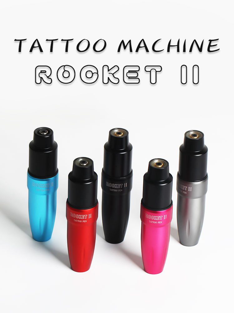 Professional Rocket ‖ Tattoo Machine RCA Connection Iron Core Motor tattoo pen