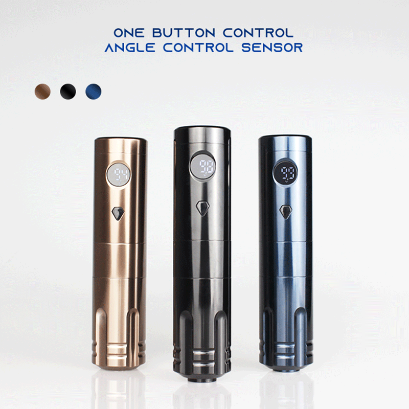 High quality Aluminum Alloy Wireless Tattoo Machine with battery professional Permanent makeup pen