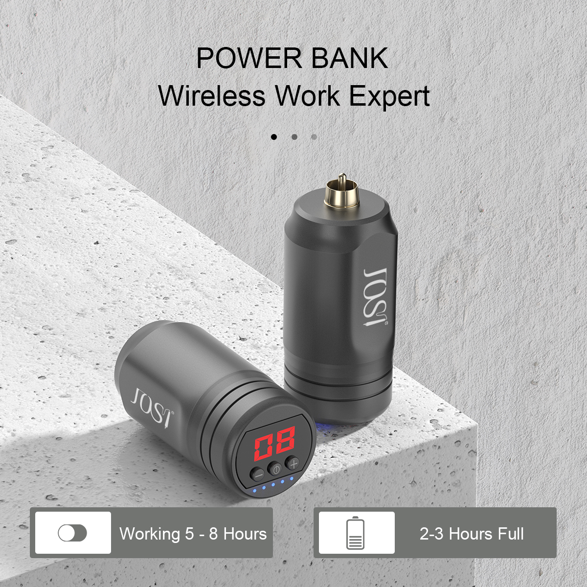 Mini  Wireless Tattoo Power Supply Rechargeable RCA Interface tattoo Supplies for Tattoo Machine