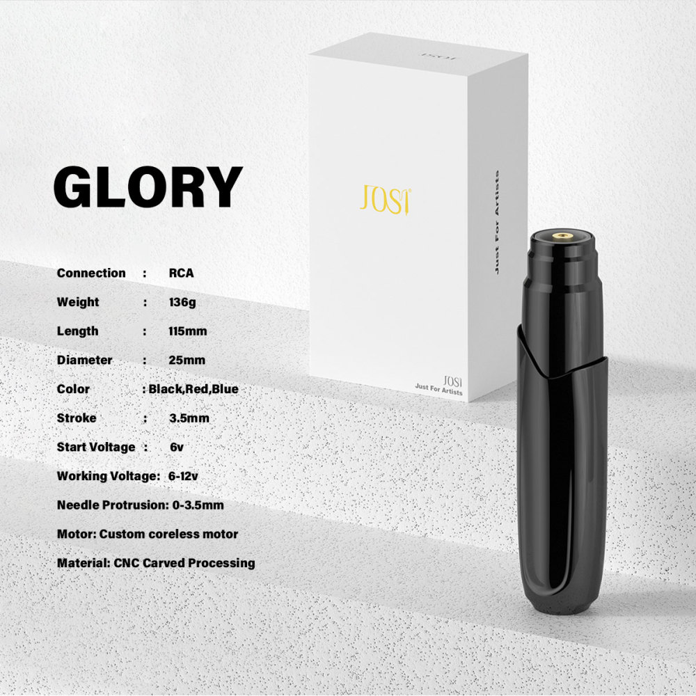Newest JOSI GLORY TATTOO PEN  Aluminum Alloy high quality tattoo machines