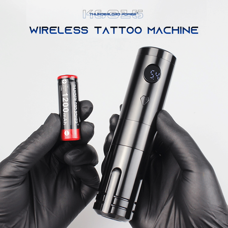 High quality Aluminum Alloy Wireless Tattoo Machine with battery professional Permanent makeup pen