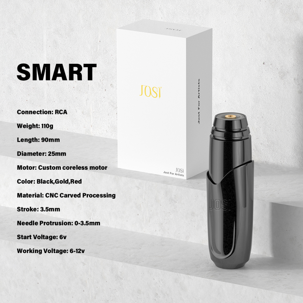 JOSI SMART TATTOO PEN Custom Premium Coreless Motor TATTOO MACHINE