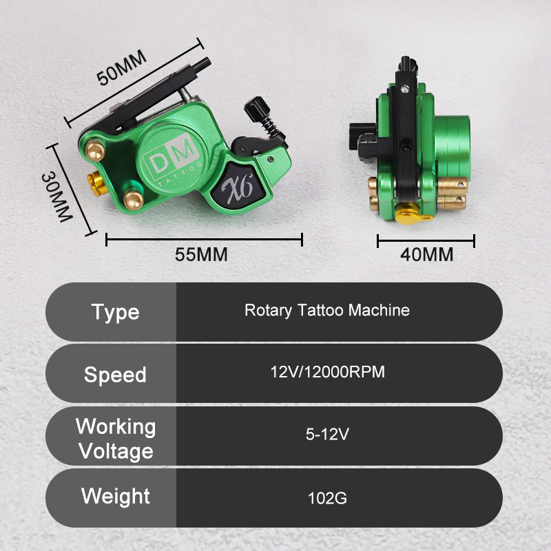 Newest Professional DM Rotary Tattoo Machine  for Tattoo Needles
