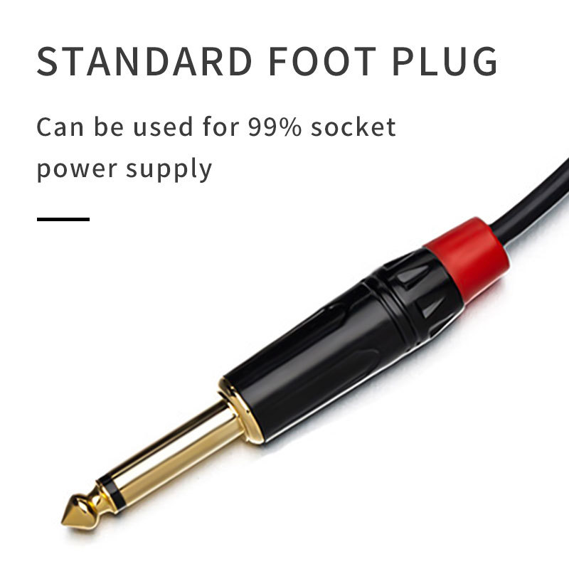 Profesional 360 Degre Round Tattoo Foot Pedal  Black Tattoo Foot Switch for Tattoo Power Supply Machine