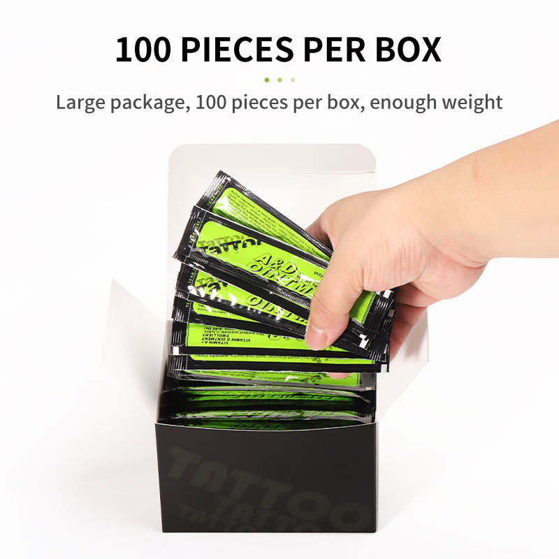100pcs/box Tattoo Aftercare Cream vitamin A+vitamin D ointment repair creams