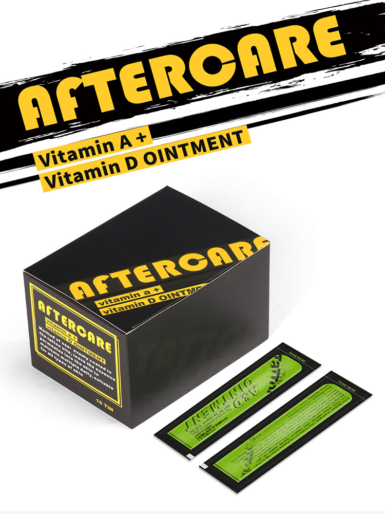 100pcs/box Tattoo Aftercare Cream vitamin A+vitamin D ointment repair creams