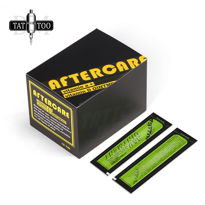 100pcs/box Tattoo Aftercare Cream vitamin A+vitamin D ointment repair creams