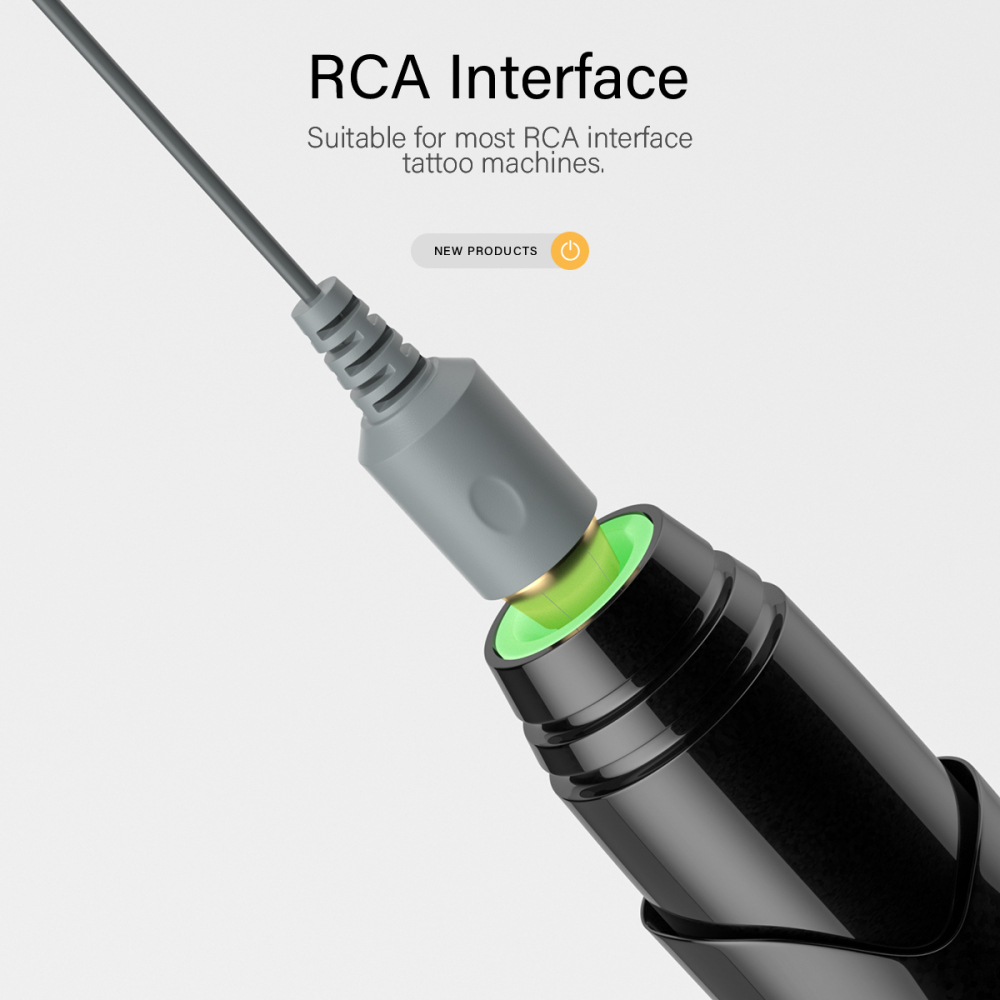 3A tattoo RCA cord straight  for most RCA interface tattoo machines tattoo accessories
