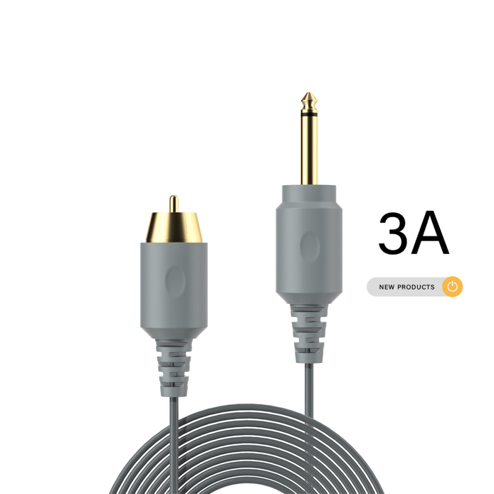 3A tattoo RCA cord straight  for most RCA interface tattoo machines tattoo accessories
