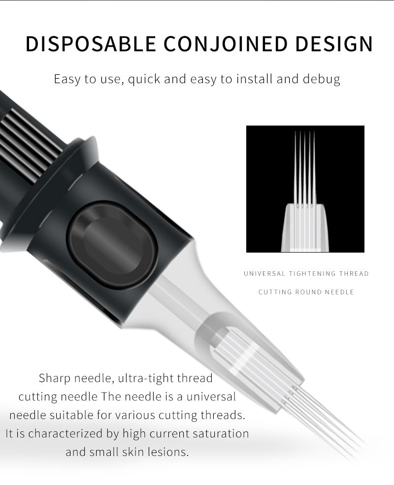 10pcs conjoined design disposable Tattoo Cartridge Needles for Eyebrow/lip /tattoo