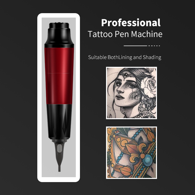 Professional Crown Tattoo Pen Kit Permanent makeup Cartridge needle tattoo set