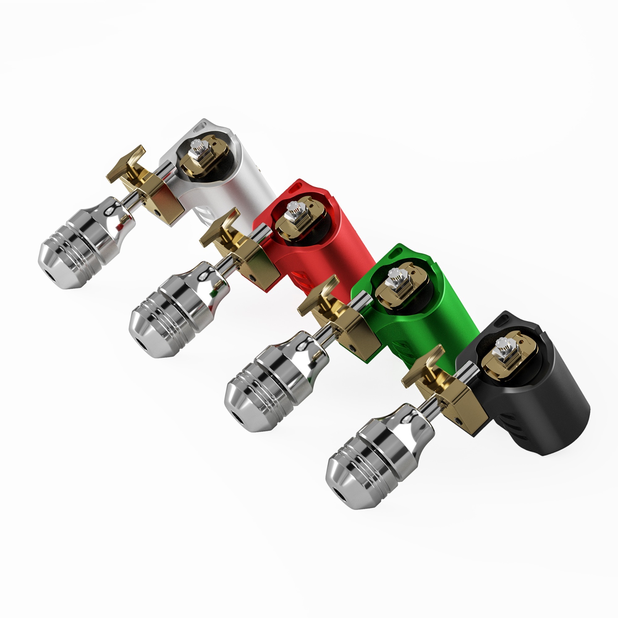 Professional Aircraft aluminum alloy DM Thanos Rotary Tattoo Machine for tattoo art