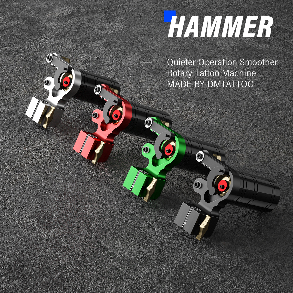 High quality DM Hammer Rotary Tattoo Machine Japanese Coreless Motor tattoo gun for tattoo