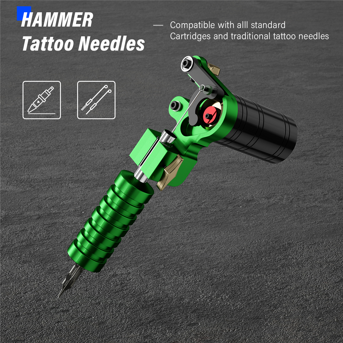 High quality DM Hammer Rotary Tattoo Machine Japanese Coreless Motor tattoo gun for tattoo