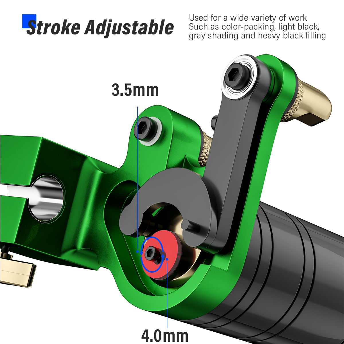 High quality DM Hammer Rotary Tattoo Machine Japanese Coreless Motor tattoo gun for tattoo