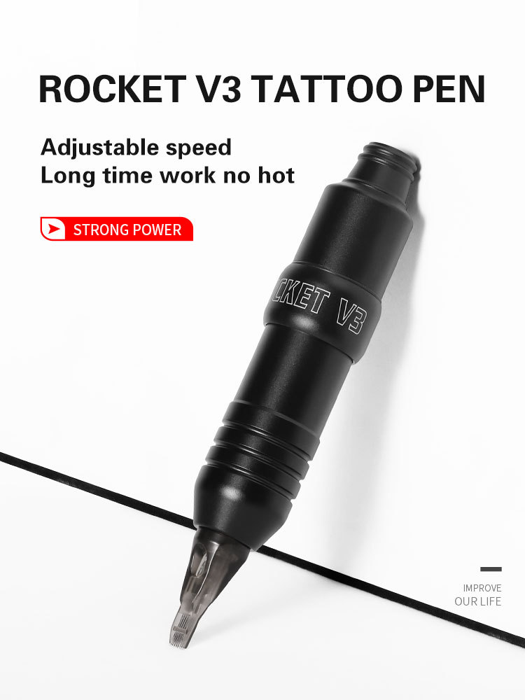 Rocket V3 Tattoo Machine Premium Coreless Motor cartridge Tattoo Pens