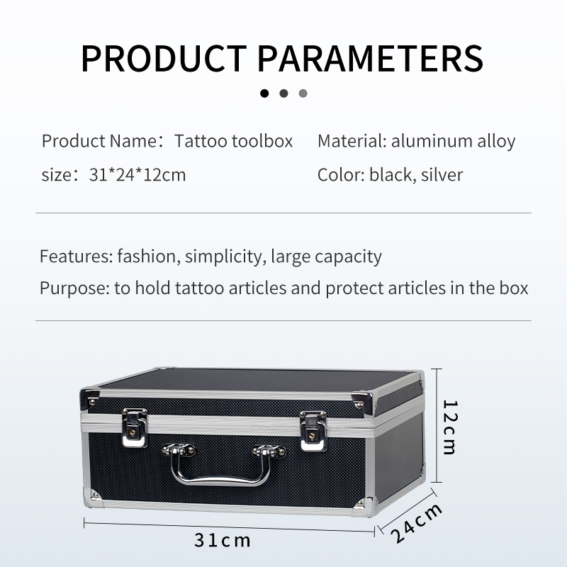 Popular Fashion Simple Tattoo Tool box for Tattoo Supply