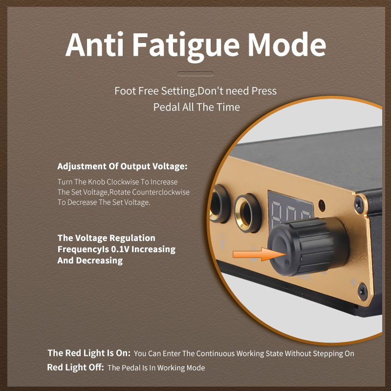 Mini portable aluminum alloy Tattoo Power Supply with LCD Screen for tattoo machines