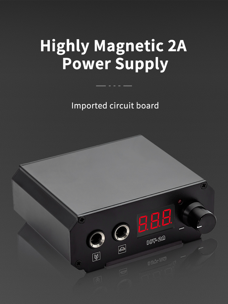 High quality Magnetic 2A Tattoo Power Supply for tattoo machine