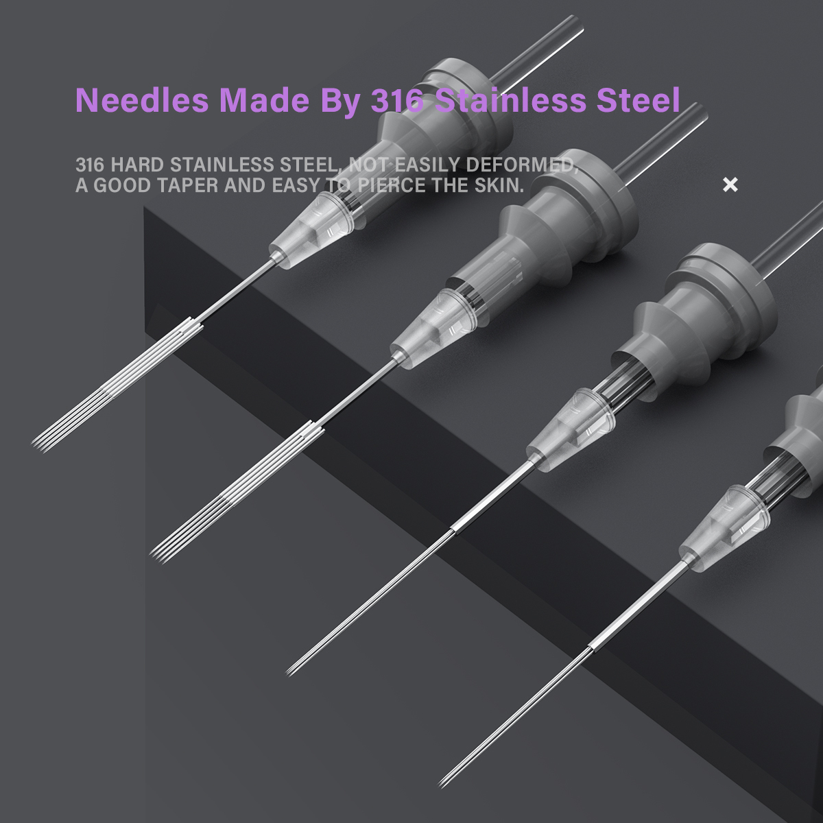 50Pcs GHOST SPIDER Standard Cartridge tattoo needles RL/RM/RS/M1 Disposable tattoo needle