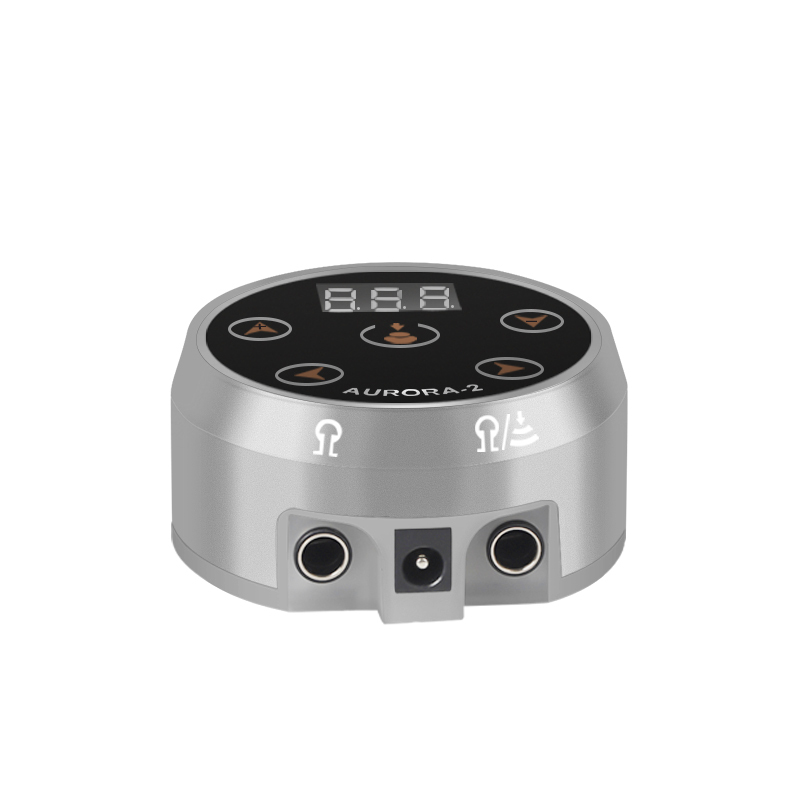 AURORA-2 Tattoo Power Supply with LED Display Touch Control for Tattoo Rotary Machines Gun