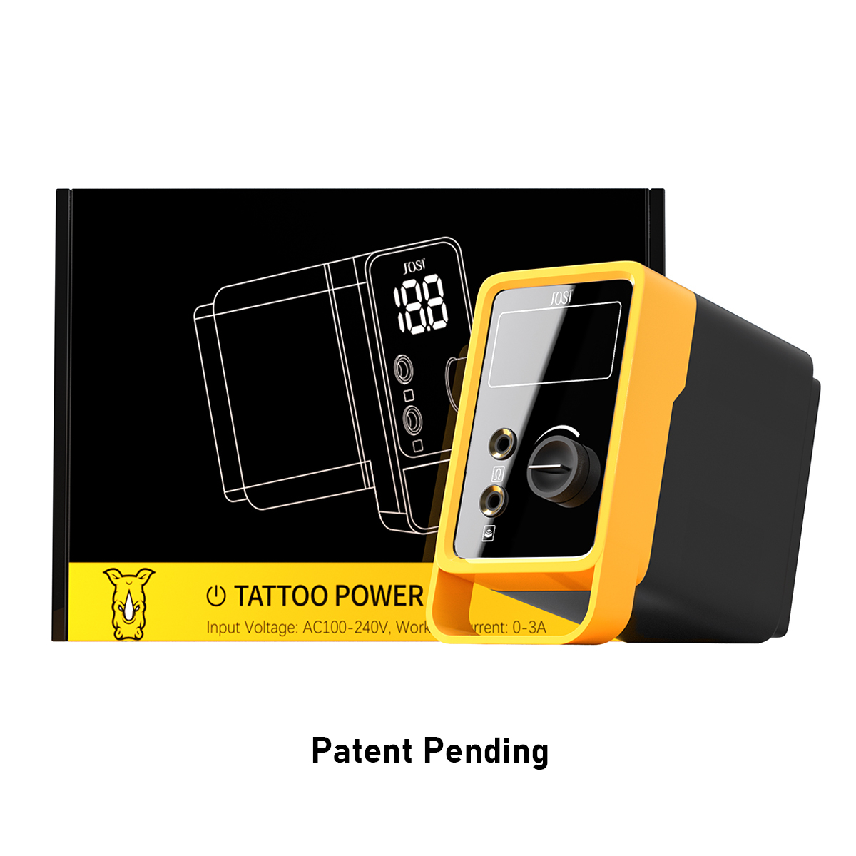 Portable Mini LCD Tattoo Power Supply for Coil & Rotary Tattoo Machines
