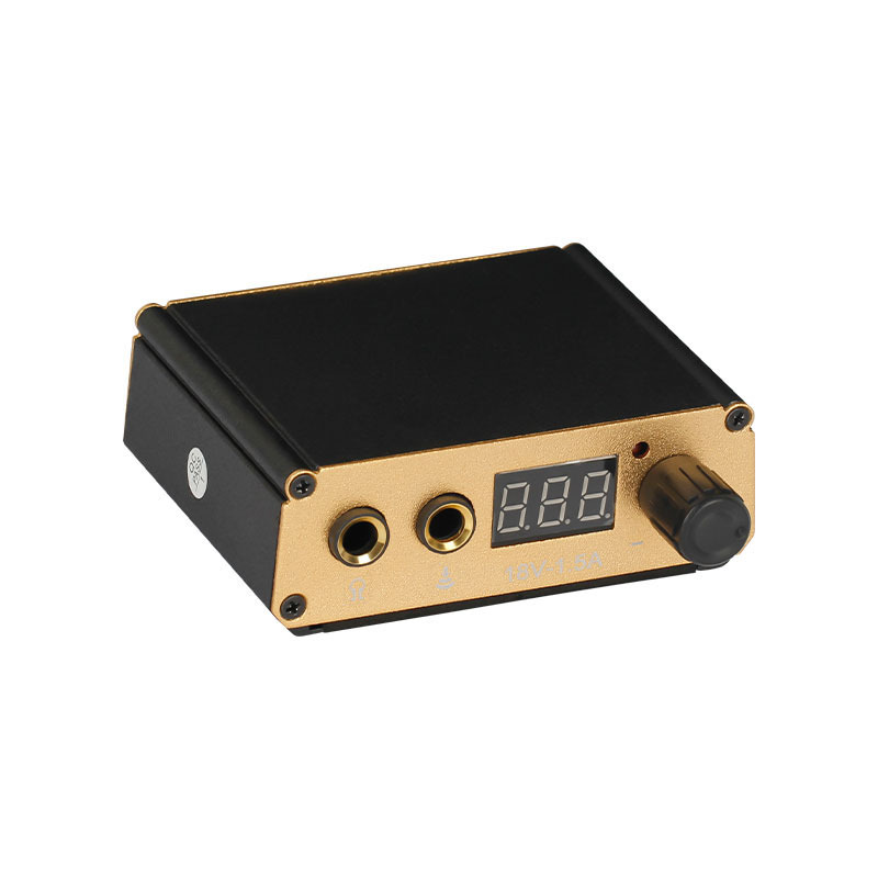 Mini portable aluminum alloy Tattoo Power Supply with LCD Screen for tattoo machines