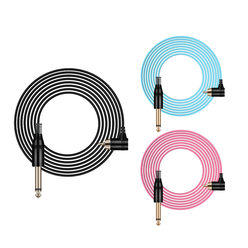 Cost-effective Silicone Tattoo clip cords RCA Connection for tattoo machine