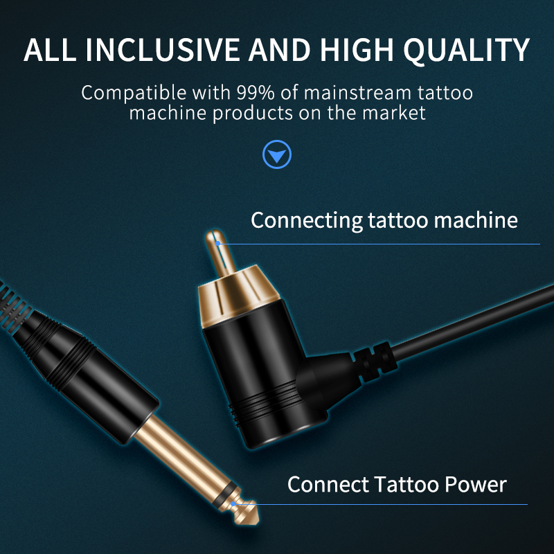 Cost-effective Silicone Tattoo clip cords RCA Connection for tattoo machine