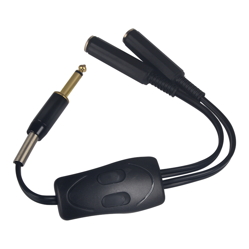Professional  2 in 1 Dual Interface Tattoo Clip Cords for Tattoo power supply