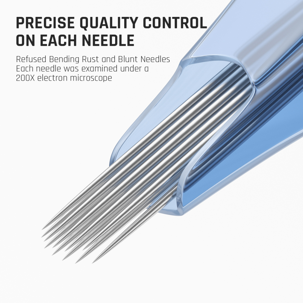 Top JOSI Safety cartridge  tattoo needles  RL/RS/RM/M1 Disposable 316 Stainless Steel Tattoo Needles For Body Art