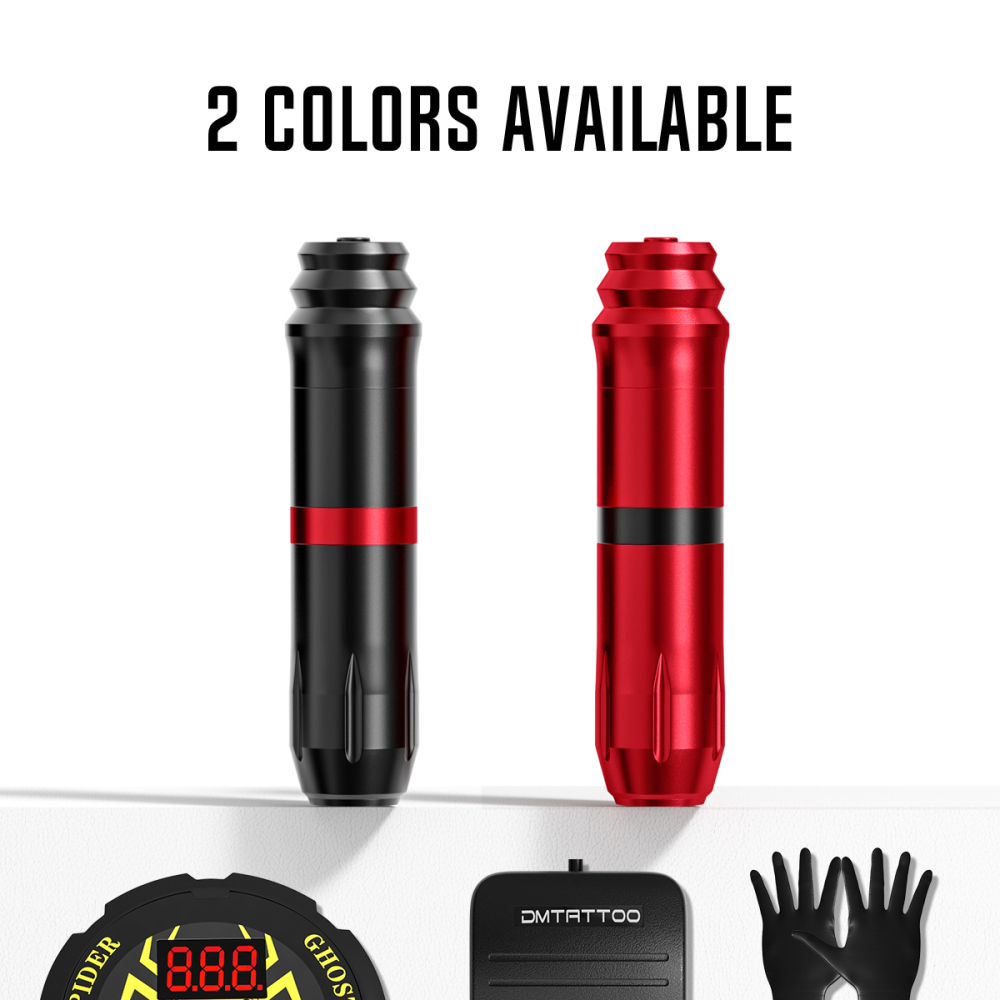 Beginner Rocket V6 Cartridge Pen Kit with Tattoo Power Supply