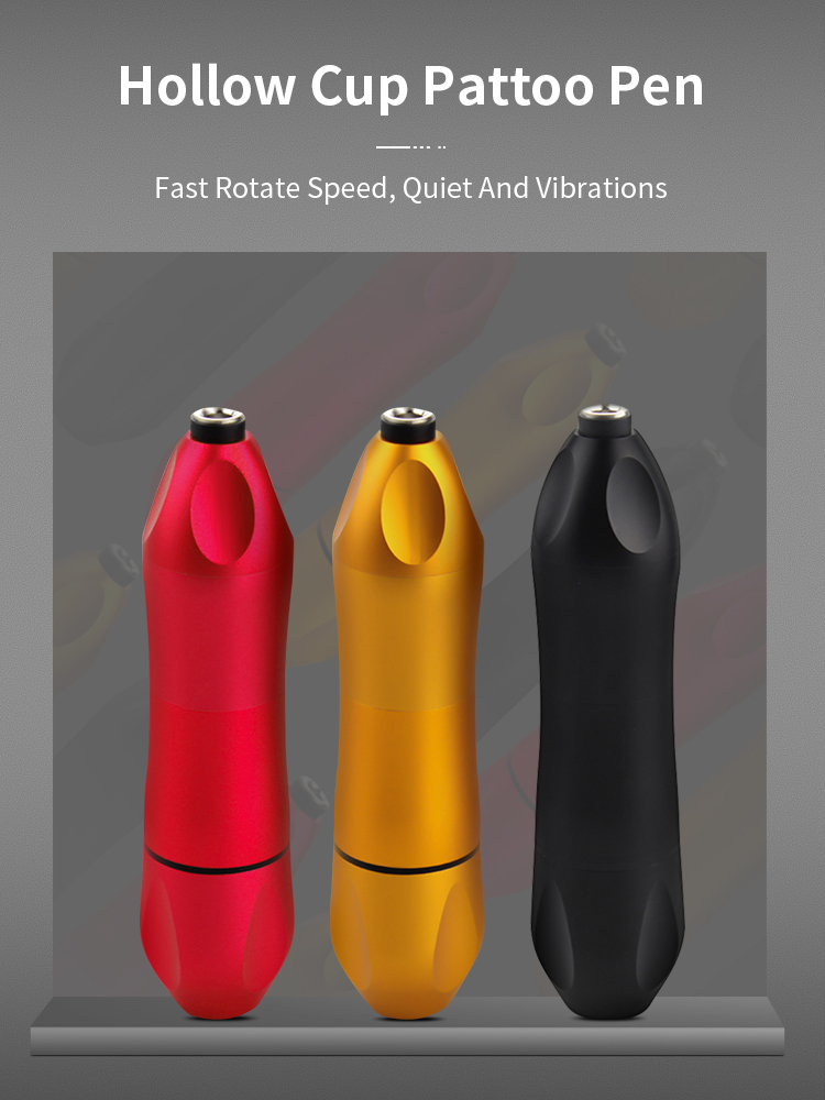 New Coreless Motor Tattoo Pen Aluminum DC Connection Rotary tattoo machines