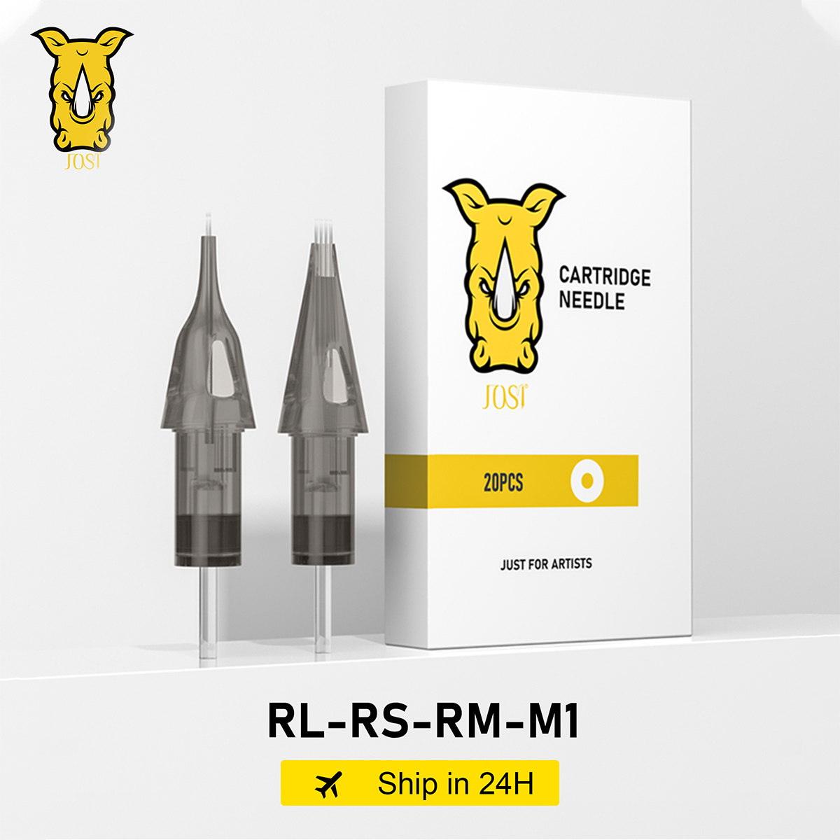 20Pcs RHINO Cartridge Tattoo Needles RL/RS/RM/M1 Disposable Stainless Steel Tattoo Needle