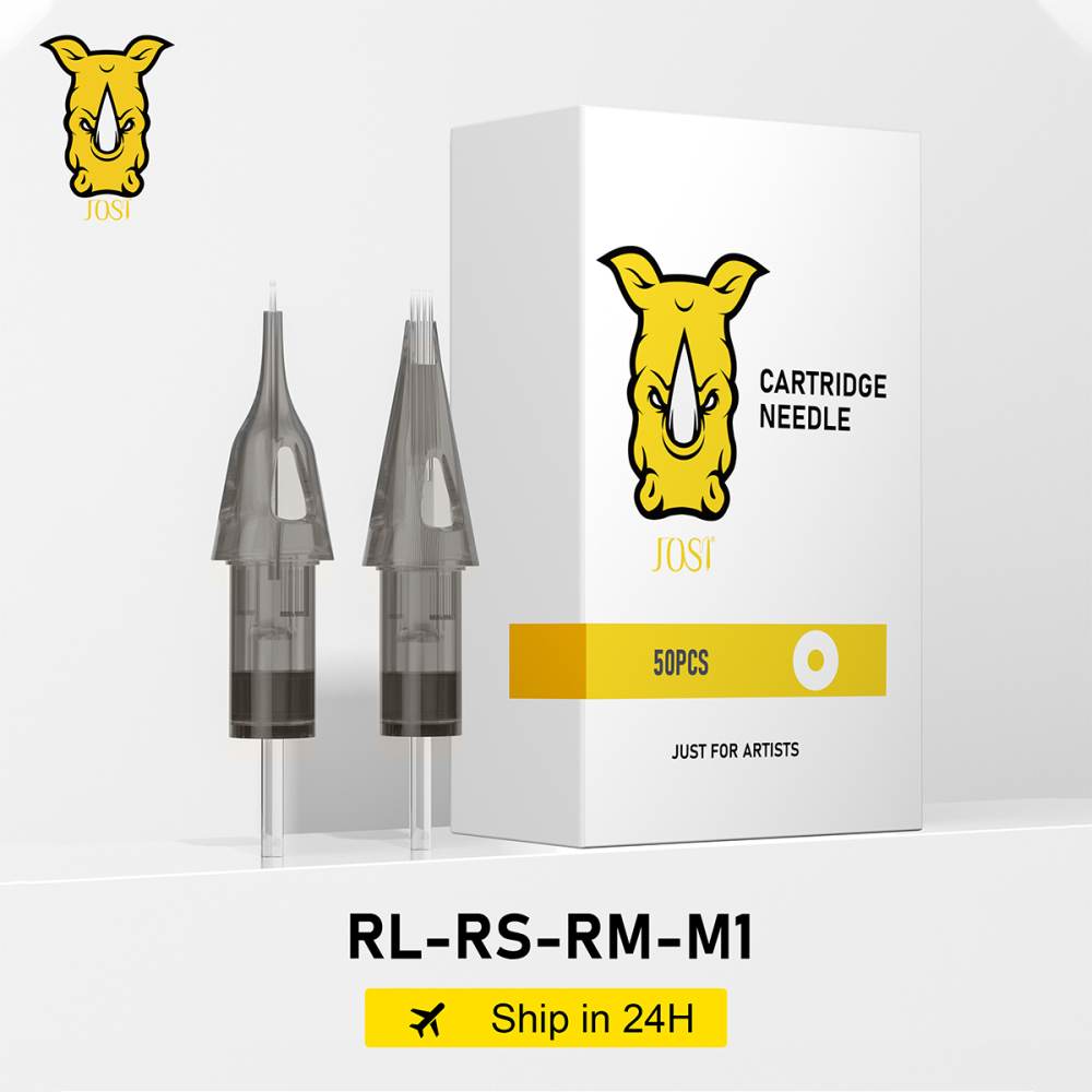 50Pcs RHINO Cartridge Tattoo Needles 0.35mm/0.3mm Mixed Disposable Safe Sterile Tattoo Needle