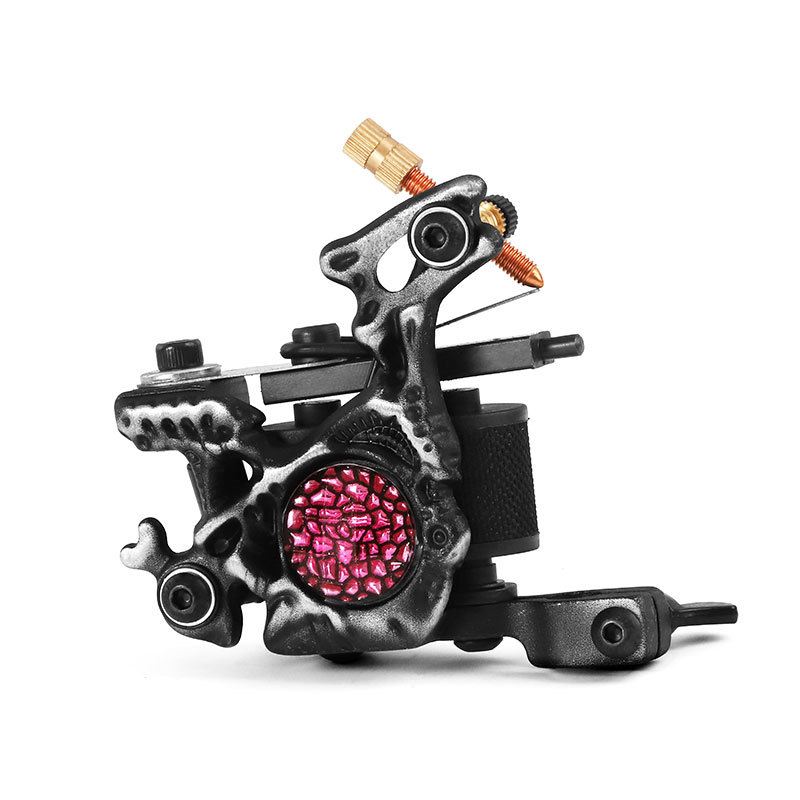 Newest Rotary Tattoo Machine 10 Warps Coils Cast Handmade Tattoo Machine Apply To Liner & Shader Tattoo Supply
