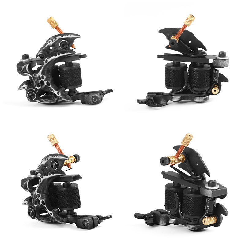 Newest Rotary Tattoo Machine 10 Warps Coils Cast Handmade Tattoo Machine Apply To Liner & Shader Tattoo Supply