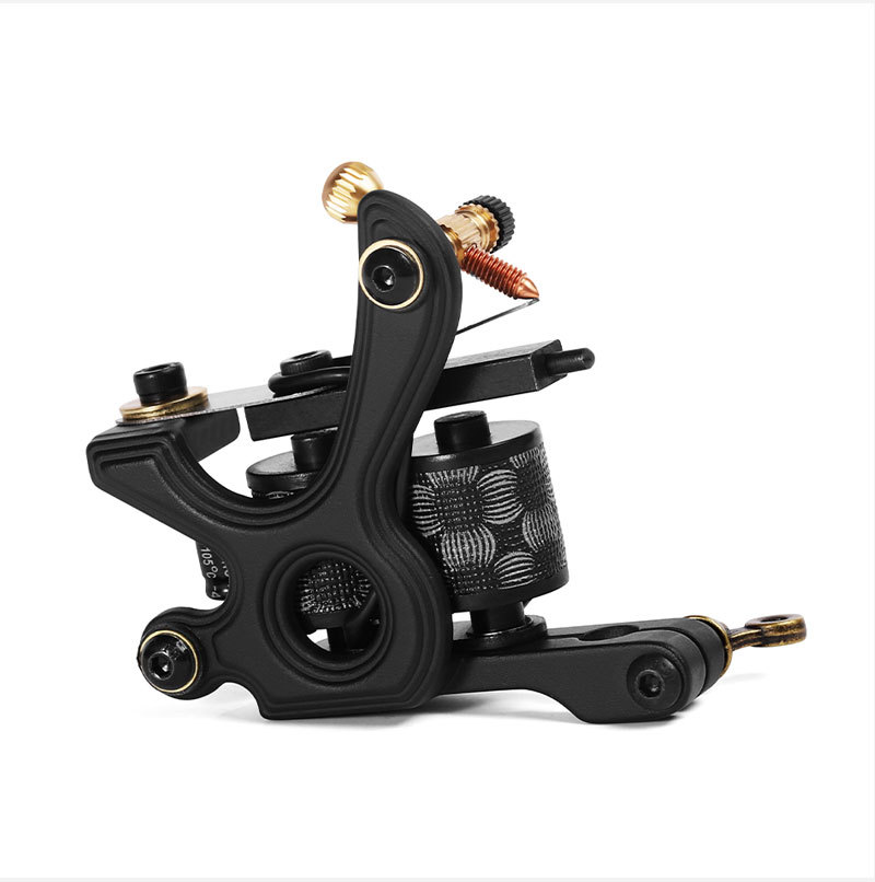Professional Wire Cut Coil 10 Wraps Tattoo Machine Liners and Shaders Black Color Handmade Casting Tattoo Supplies