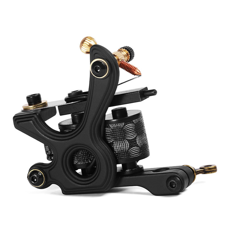 Professional Wire Cut Coil 10 Wraps Tattoo Machine Liners and Shaders Black Color Handmade Casting Tattoo Supplies