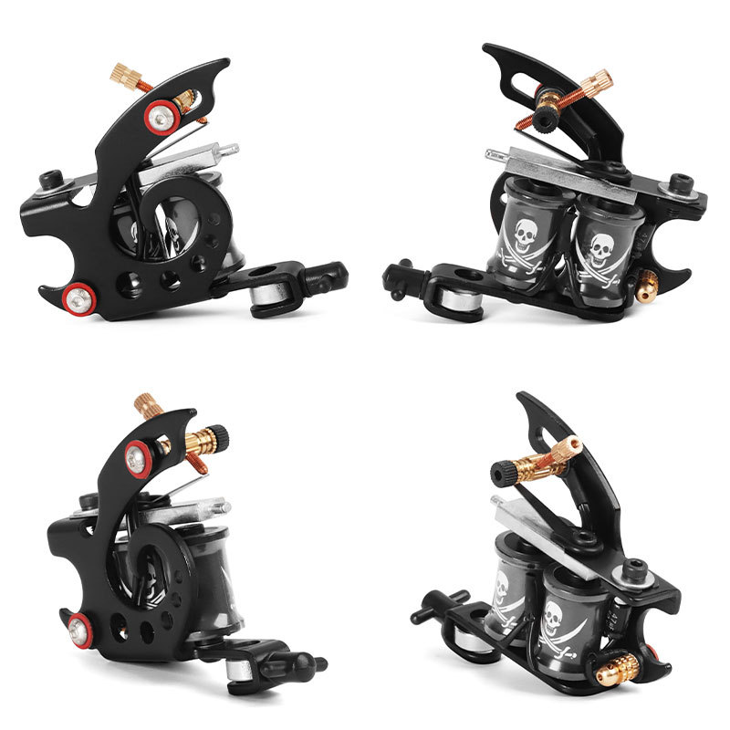 New Tattoo Machine Gun Casting Iron 8 Wraps Coil Tattoo Supplies High Power  Liner Tattoo Machine