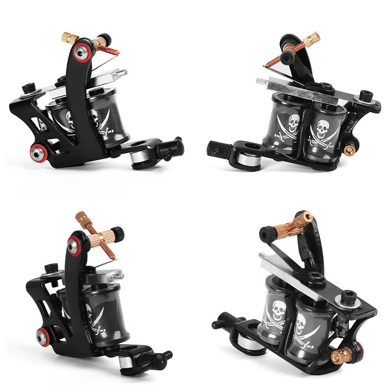New Tattoo Machine Gun Casting Iron 8 Wraps Coil Tattoo Supplies High Power  Liner Tattoo Machine