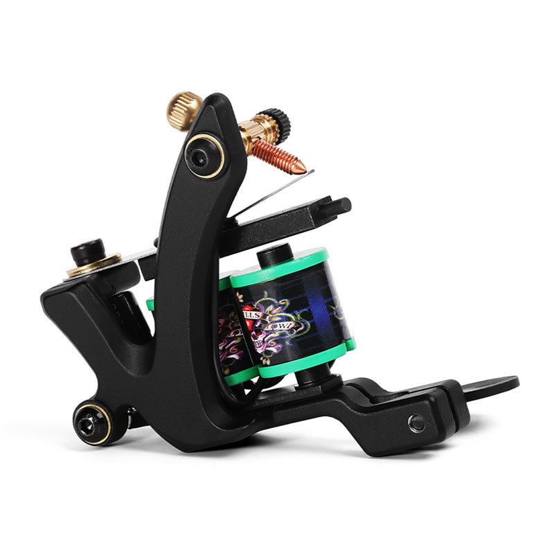 10 Wrap Coil Tattoo Machine Gun Permanent Makeup Handmade  Coil Tattoo Gun Liner and Shader Tattoo Machine