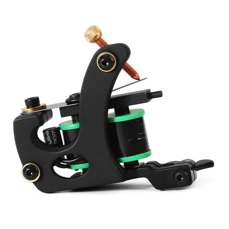 10 Wrap Coil Tattoo Machine Gun Permanent Makeup Handmade  Coil Tattoo Gun Liner and Shader Tattoo Machine