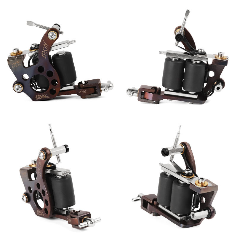 12 Wraps Coil Tattoo Machine shader Gun Permanent Makeup Coil Tattoo Gun Shader Tattoo Machine